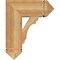Ekena Millwork Olympic Arts & Crafts Rough Sawn Bracket, Western Red Cedar, 6"W x 18"D x 22"H BKT06X18X22OLY03RWR - alternate 3